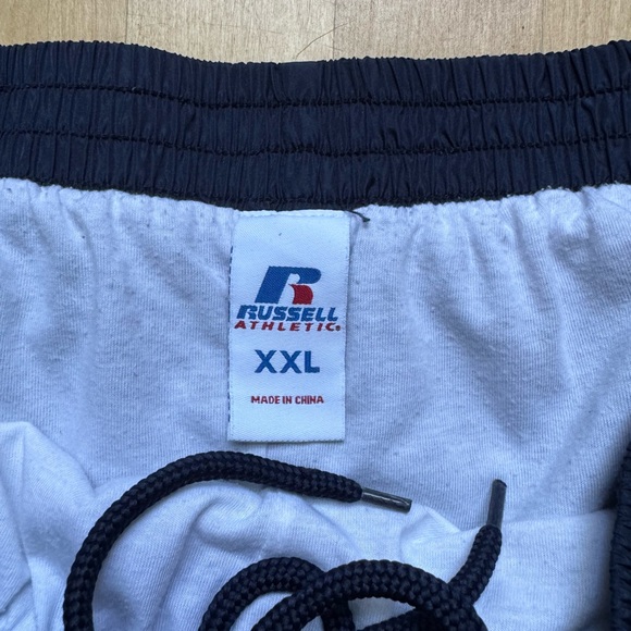 Vintage Russell Athletic 90S Baggy Blue Track Pants - Picture 4 of 4